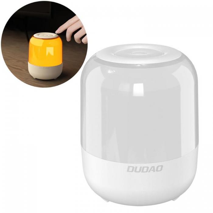 Dudao - Dudao Trdls Bluetooth 5.0 RGB Hgtalare 5W 1200mAh - Vit