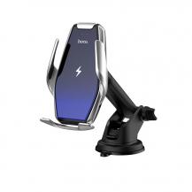 Hoco - HOCO S14 Car Mount Wireless Charger Silver