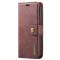DG.MING - DG.MING iPhone 14 Plnboksfodral Split Detachable Flip - Rd