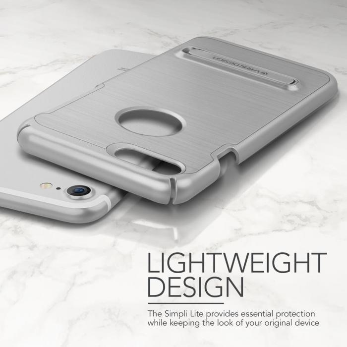 UTGATT1 - Verus Simpli Lite Skal till Apple iPhone 7/8/SE 2020 - Silver