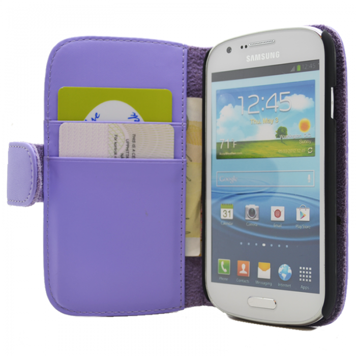 UTGATT5 - Plnboksfodral till Samsung Galaxy Express i8730 (Lila)