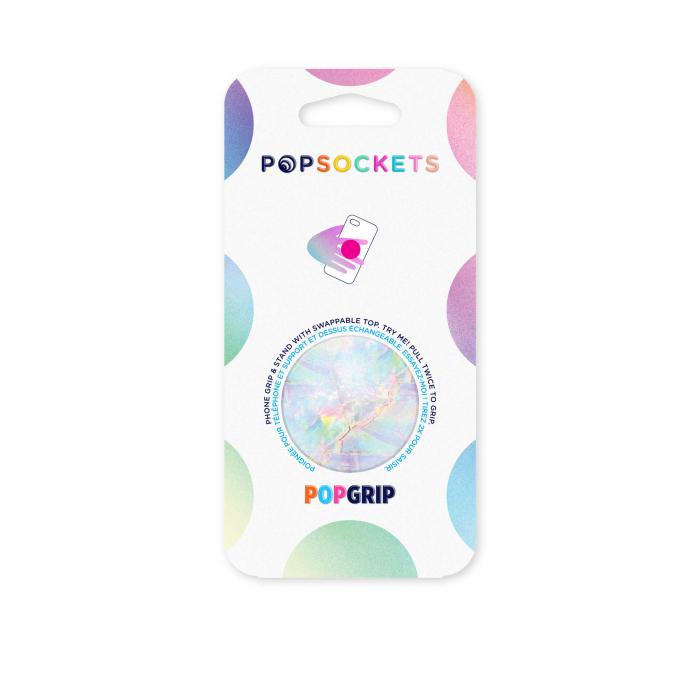 PopSockets - POPSOCKETS Opal Avtagbart Grip med Stllfunktion