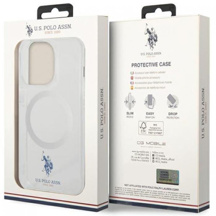 US Polo - US Polo iPhone 15 Mobilskal MagSafe Collection - Clear