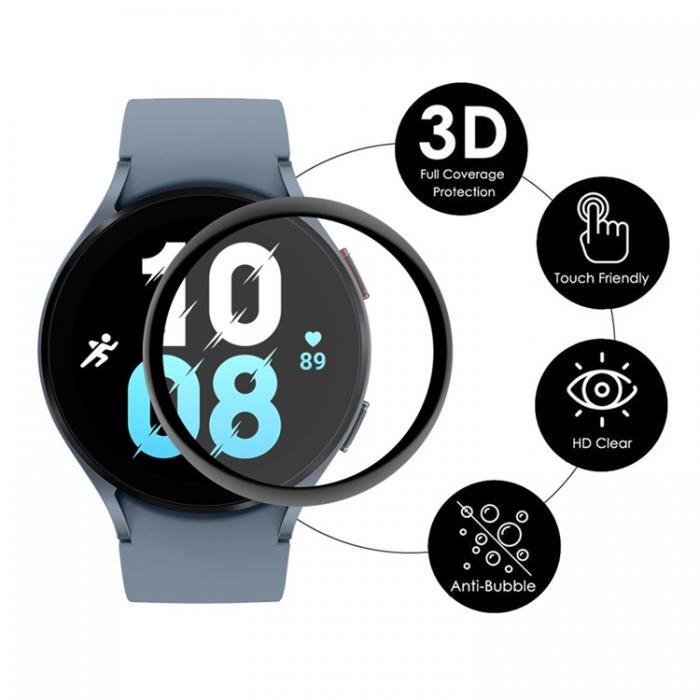 HAT PRINCE - [2-Pack] ENKAY Galaxy Watch 5 (44mm) Hrdat Glas Skrmskydd 3D Curved