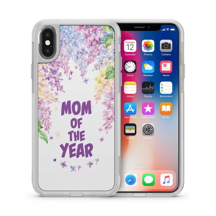 UTGATT5 - Fashion mobilskal till Apple iPhone X - Mom of the year
