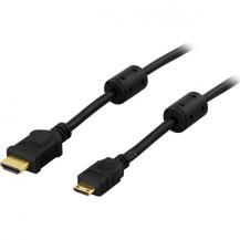 Deltaco - Deltaco HDMI-kabel, 3m - Svart