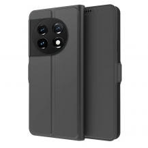 A-One Brand - OnePlus 11 5G Plånboksfodral Flip Folio Kickstand - Svart
