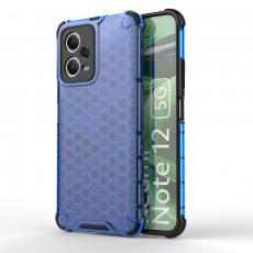 A-One Brand - Redmi Note 12/Poco X5 5g Mobilskal Honeycomb - Blå
