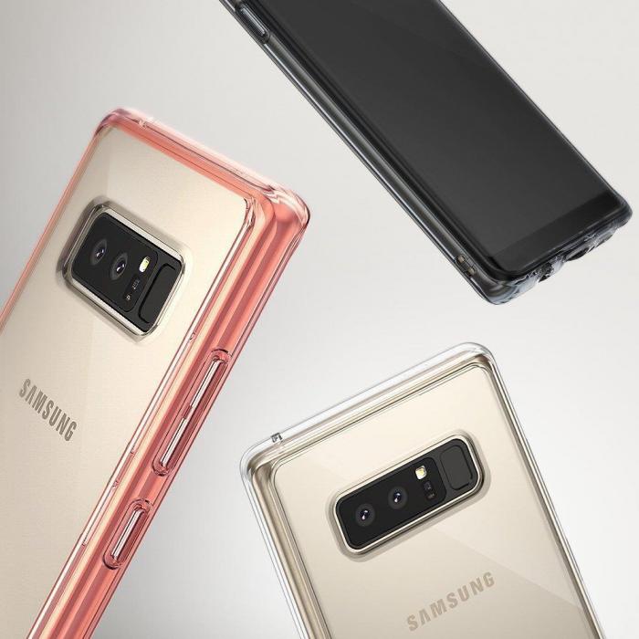 UTGATT4 - Ringke Fusion Shock Absorption Skal till Samsung Galaxy Note 8 - Clear