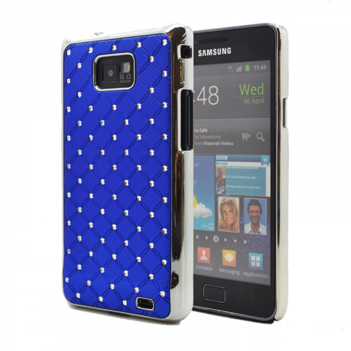 UTGATT5 - Diamante skal till Samsung Galaxy S2 i9100 - (Mrkbl)
