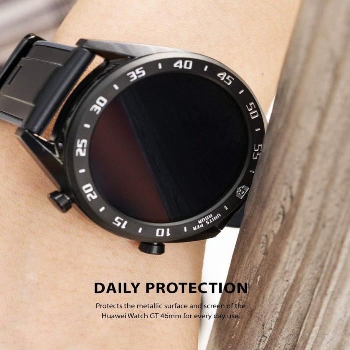 UTGATT5 - RINGKE Bezel Styling Huawei Watch Gt 2 46mm - Stainless Silver