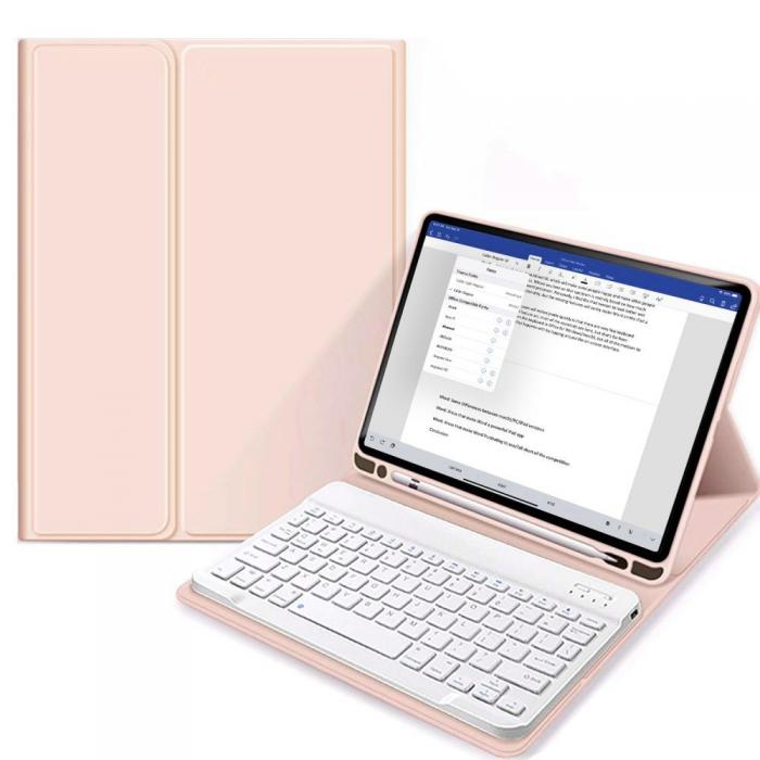 Tech-Protect - Tech-Protect iPad (2022) Fodral med Tangentbord + SC PEN - Rosa