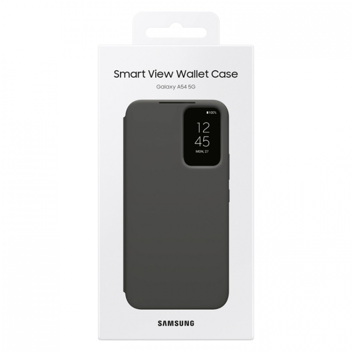 Samsung - Samsung Galaxy A54 5G Plnboksfodral Smart View Wallet - Svart