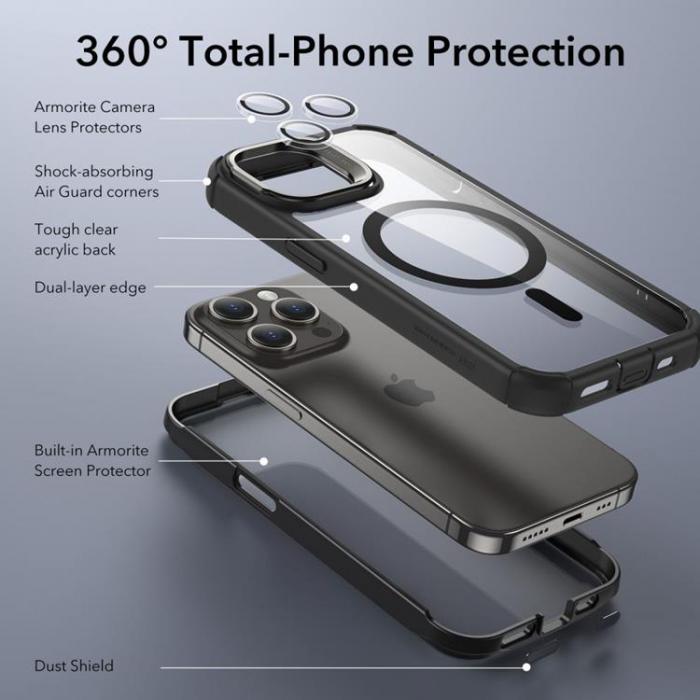 ESR - ESR iPhone 15 Pro Mobilskal Magsafe Tough Armor Halolock