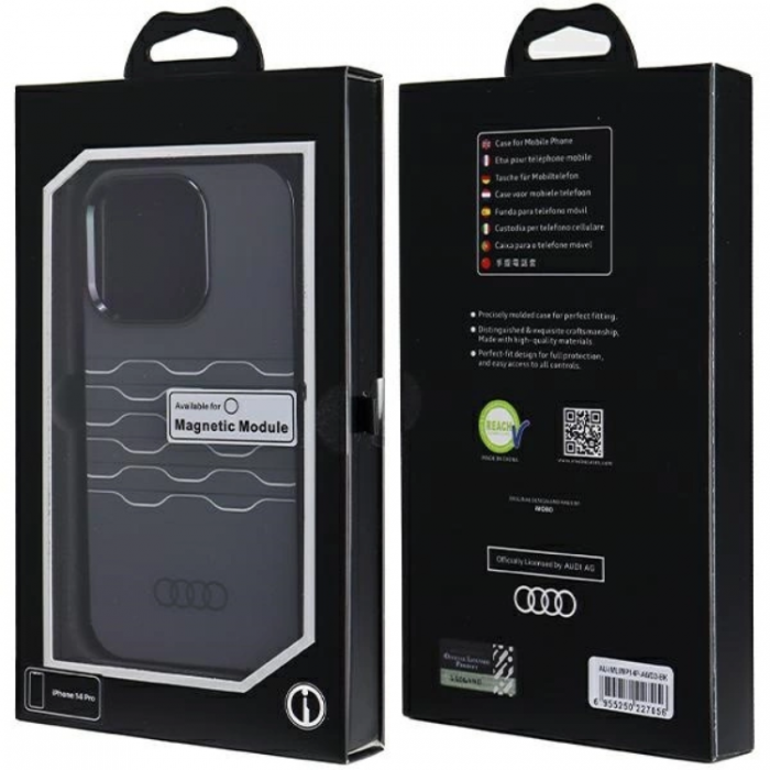 Audi - Audi iPhone 14 Pro Mobilskal Magsafe IML - Svart