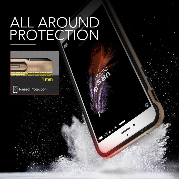 UTGATT5 - Verus High Pro Shield Skal till Apple iPhone 7 Plus - Gold