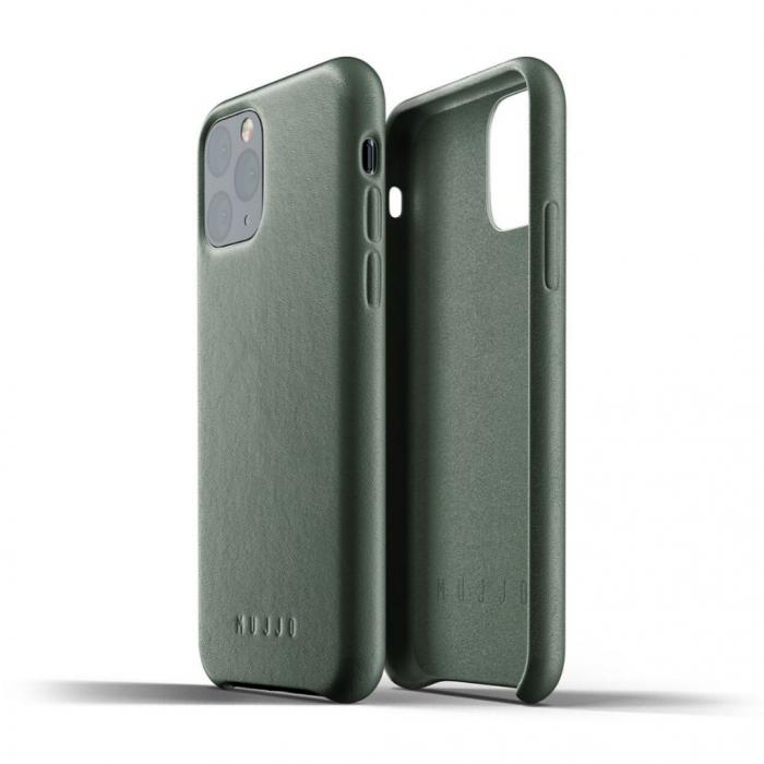 UTGATT1 - Mujjo Full Leather Case fr iPhone 11 Pro - Slate Green