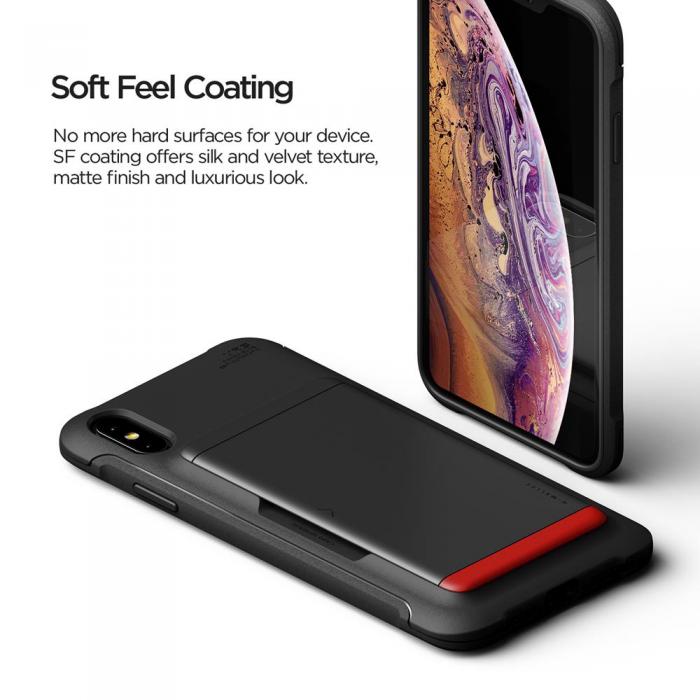 UTGATT1 - VRS DESIGN | Damda Glide Shield Skal iPhone Xs Max - Svart