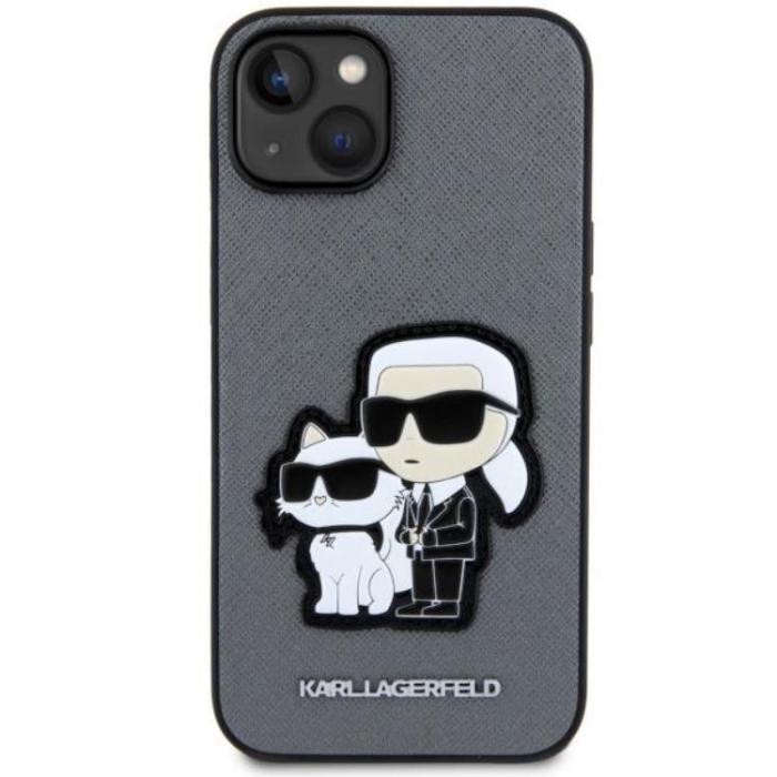 KARL LAGERFELD - Karl Lagerfeld iPhone 14 Mobilskal Saffiano Karl & Choupette