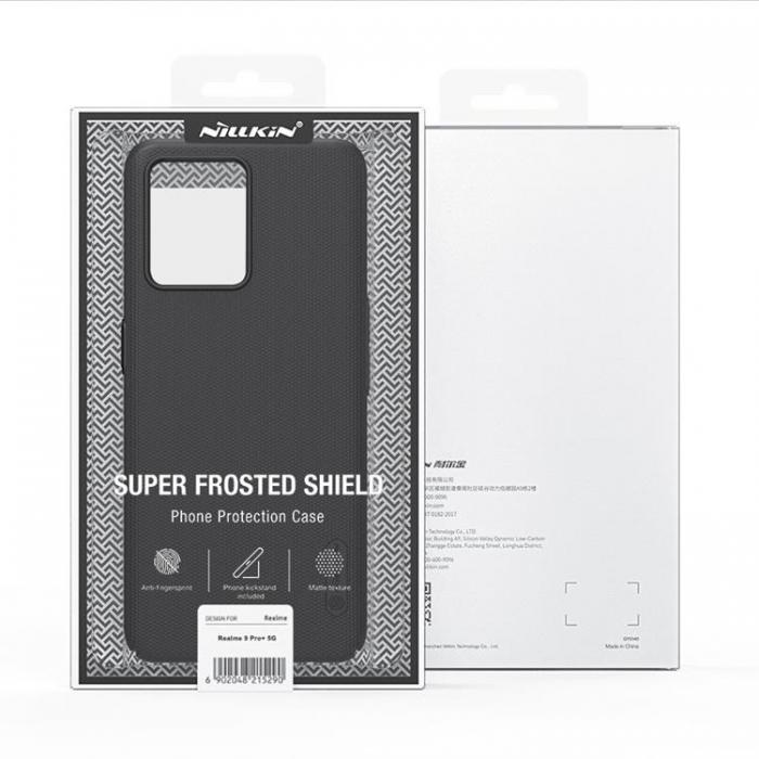 UTGATT5 - Nillkin Realme 9 Pro Plus Skal Super Frosted Shield Pro - Svart