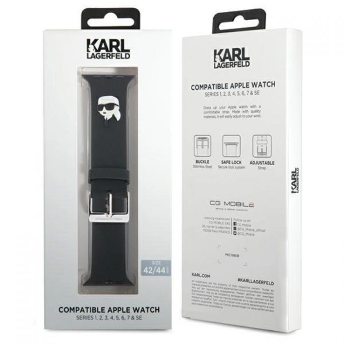 KARL LAGERFELD - Karl Lagerfeld Apple Watch (38/40/41mm) Armband Karl Head
