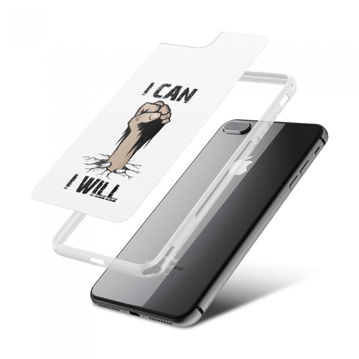 UTGATT5 - Fashion mobilskal till Apple iPhone 8 Plus - I can I will
