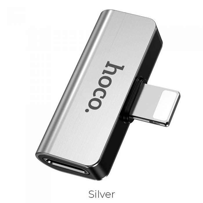 UTGATT1 - HOCO adapter audio 2in1 iPhone Lightning 8-pin