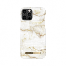 iDeal of Sweden - iDeal Fashion Case iPhone 12 & 12 Pro Golden Pearl Marble