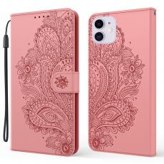 A-One Brand - Blommor iPhone 13 Mini Plånboksfodral - Rosa