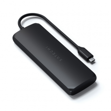 Satechi - Satechi USB-C Hybrid Med Built-in SSD Storage - Svart