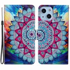 A-One Brand - iPhone 14 Plånboksfodral Folio Flip - Mandala Flower