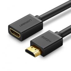 Ugreen - Ugreen HDMI Hane Till HDMI Hona 2.0 Kabel 4K 1m - Svart