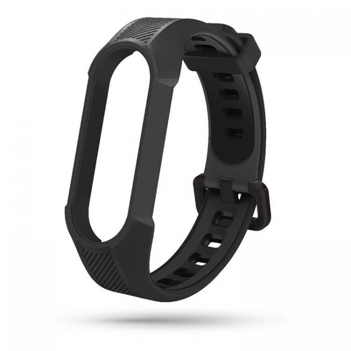 Tech-Protect - Xiaomi Mi Smart Band 5/6/6 NFC/7 Strap Armour - Svart