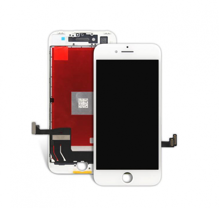 SpareParts - iPhone 8 Skrm med LCD-display - Vit (Livstidsgaranti)