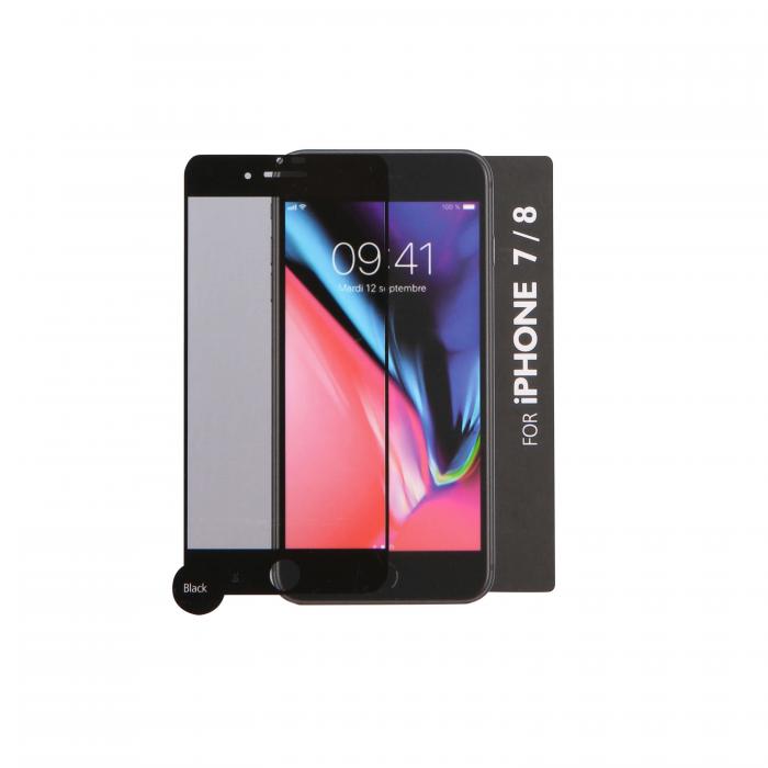 UTGATT1 - GEAR Hrdat Glas 3D Full Cover iPhone 7/8/SE 2020 - Svart