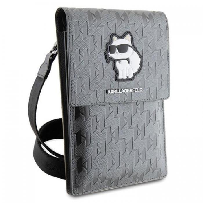 KARL LAGERFELD - Karl Lagerfeld Halsbandsfodral Saffiano Monogram Choupette