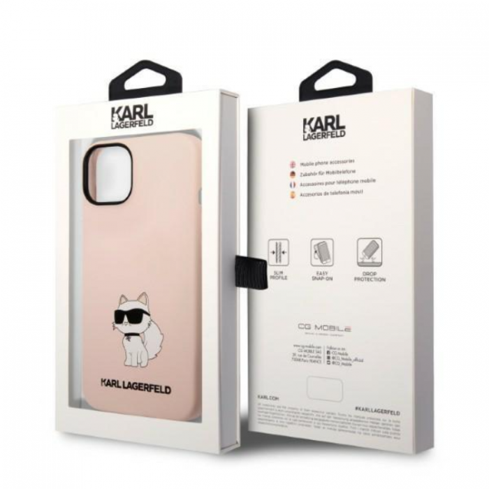 KARL LAGERFELD - Karl Lagerfeld iPhone 14 Plus Mobilskal Silicone Choupette
