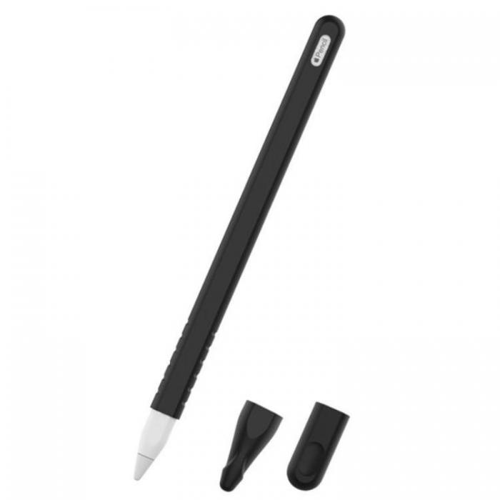 UTGATT1 - Apple Pencil 2 Silikon Stylus Overlay - Svart
