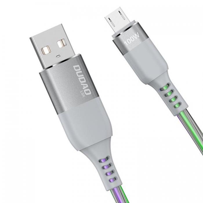 Dudao - Dudao USB Till Micro USB Kabel 1 m - Gr