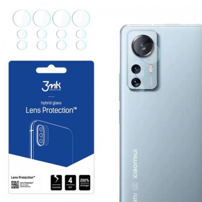 3MK - 3MK Xiaomi 12 Lite Kameralinsskydd i Hrdat Glas