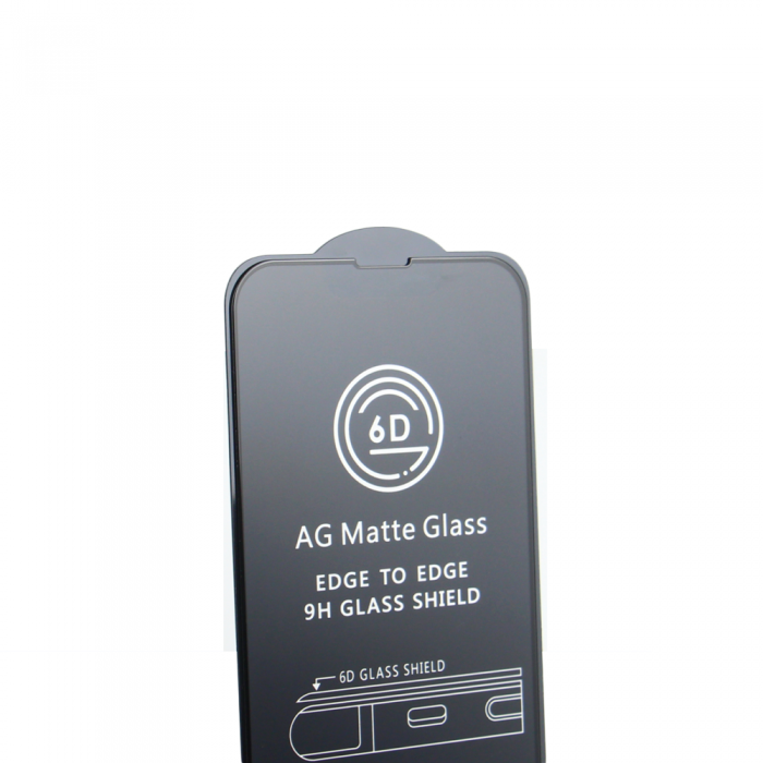 OEM - Skyddsglas 6D Matt iPhone 15 Plus Svart Ram