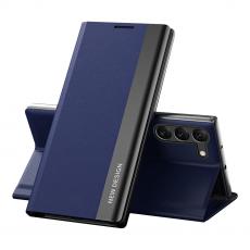 A-One Brand - Galaxy S23 Plus Fodral Sleep Pro Flip - Blå