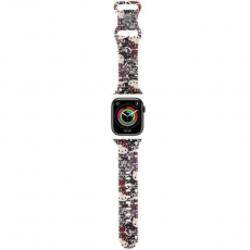 Hello Kitty - Hello Kitty Apple Watch (38/40/41mm) Armband Tags Graffiti - Beige