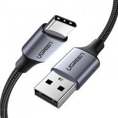 Ugreen - Ugreen USB Kabel - Typ-C Snabbladdning 2 m 3A - Grå