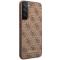 Guess - Guess Galaxy S23 Skal 4G Metal Gold Logo - Brun