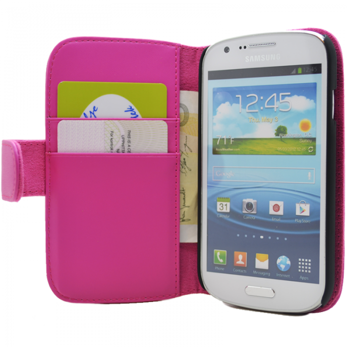 A-One Brand - Plnboksfodral till Samsung Galaxy Express i8730 (Magenta)