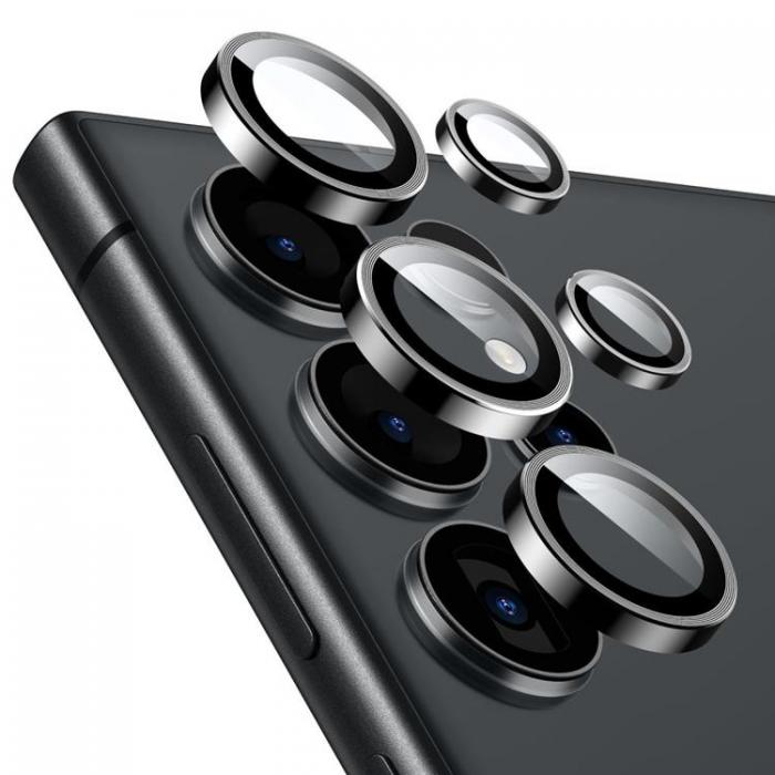 ESR - ESR Galaxy S24 Ultra Kameraskydd Hrdat glas - Svart