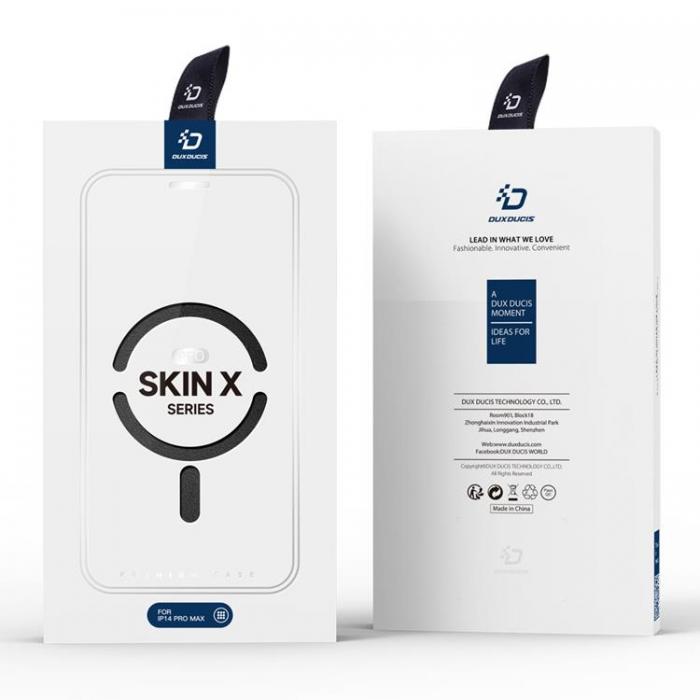 UTGATT - Dux Ducis iPhone 14 Pro Plnboksfodral Magsafe Skin X Pro - Svart