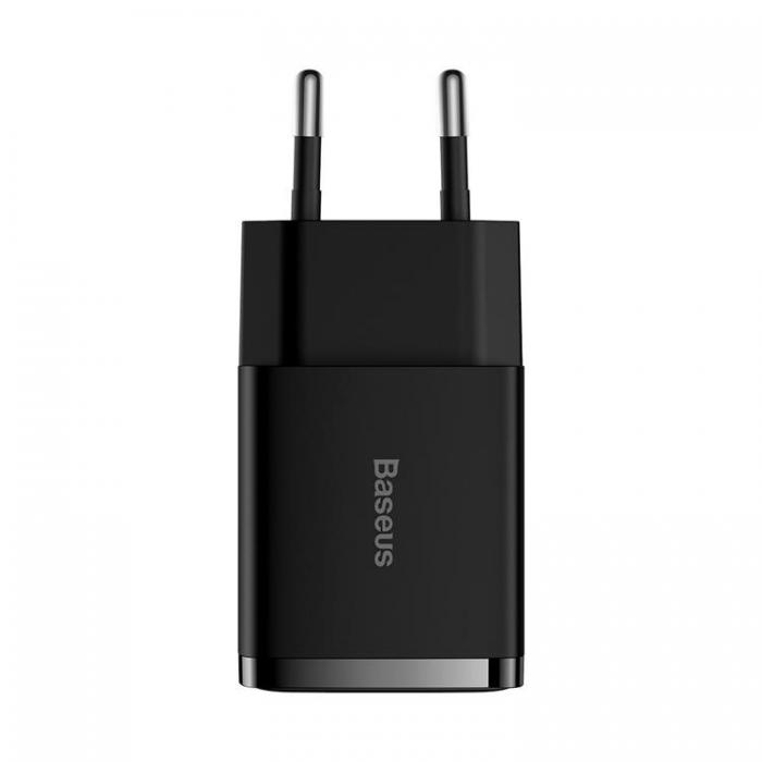 BASEUS - Baseus EU Compact Vggladdare USB 10.5W - Svart