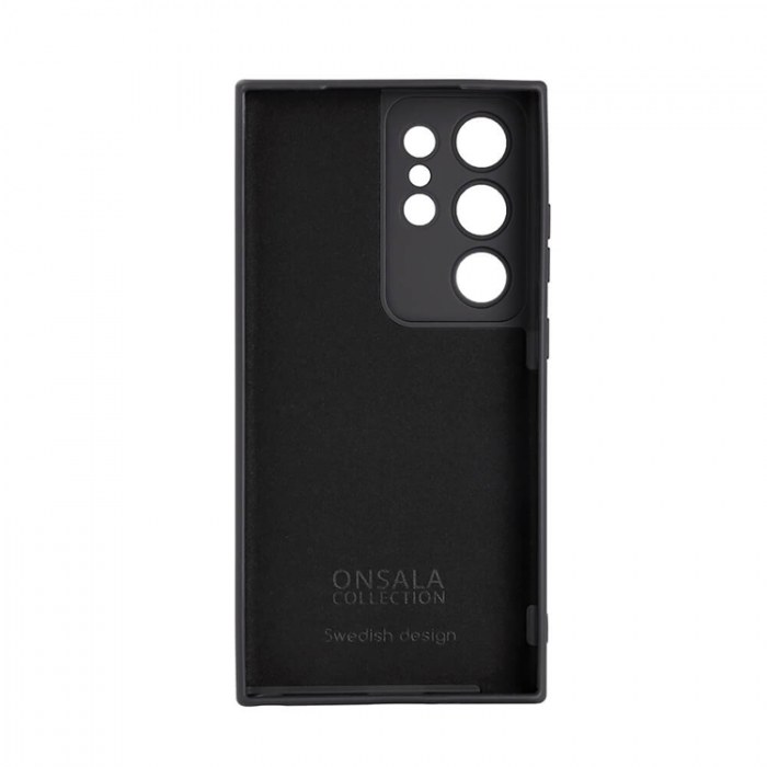 Onsala - Onsala Galaxy S24 Ultra Mobilskal Silikonknsla - Svart